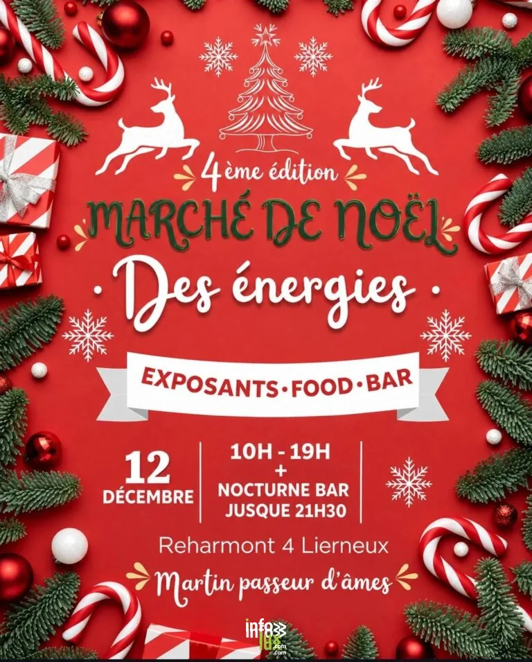 Lierneux > Marché de Noël > Marché de Noël des énergies à Reharmont 2026