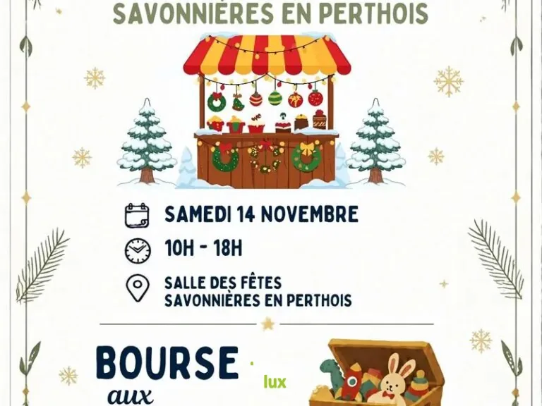 Savonnières-en-Perthois > Marché de Noël > Marché de Noël et bourse aux jouets de la salle des fêtes 2026