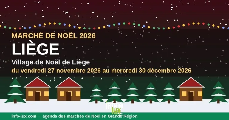 Liège > Marché de Noël > Village de Noël de Liège 2026