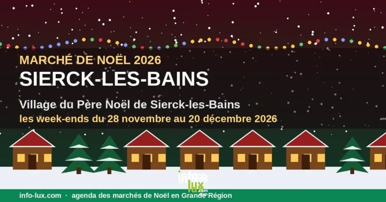 Village du Père Noël de Sierck-les-Bains 2026 : Sierck-les-Bains