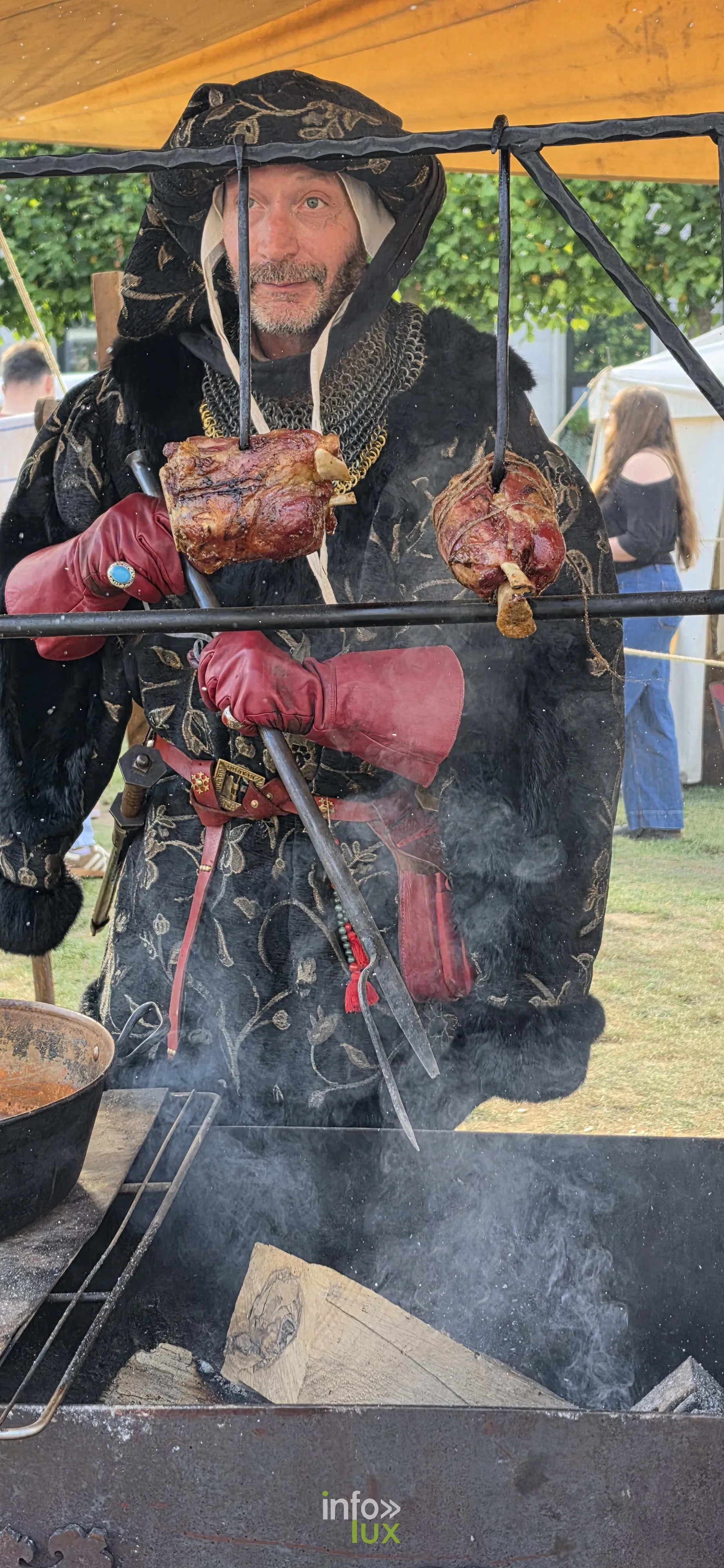 Les Médiévales de Nivelles, 3 octobre 2026 : La cuisine au feu de bois au campement médiéval