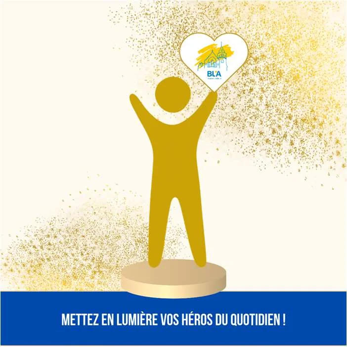 Visuel officiel des Mérites des Volontaires de Braine-l’Alleud : « Mettez en lumière vos héros du quotidien ! »