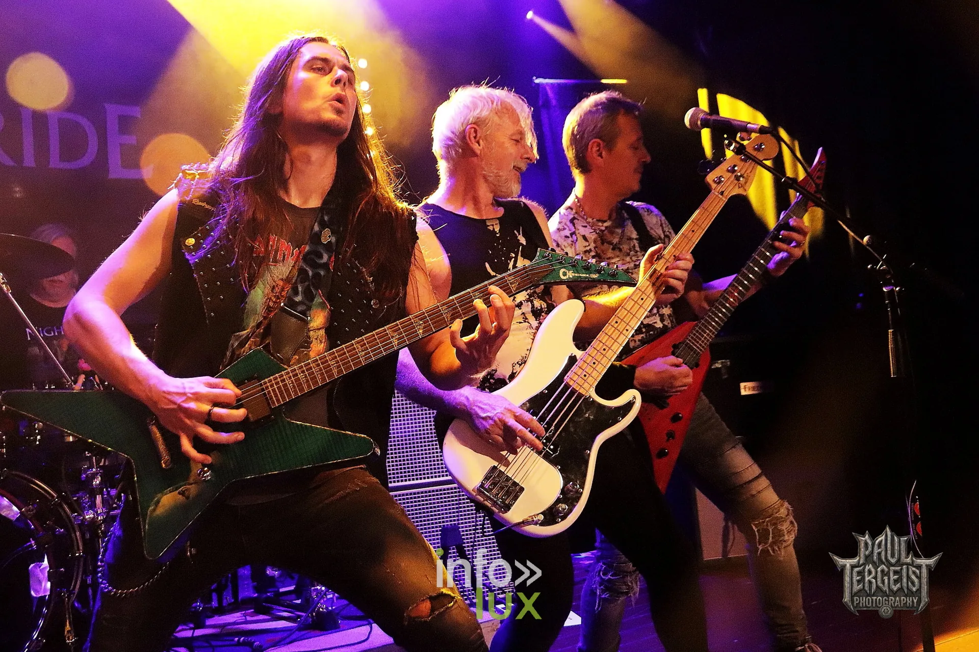 Nightride en concert au Spirit of 66 à Verviers, 2 octobre 2026 : David Lefrançois, John Lemoine et Giorgio Ruscelli sur scène