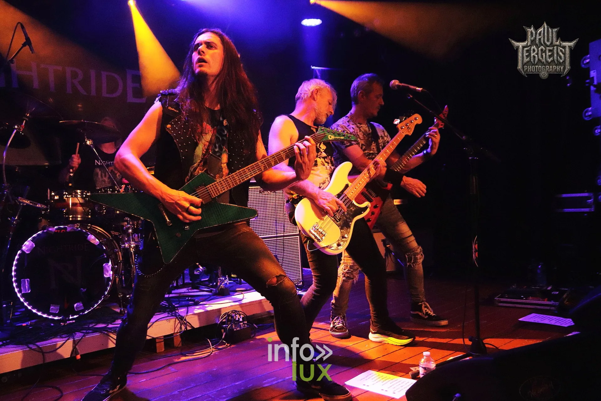 Nightride en concert au Spirit of 66 à Verviers, 2 octobre 2026 : David Lefrançois, John Lemoine et Giorgio Ruscelli sur scène