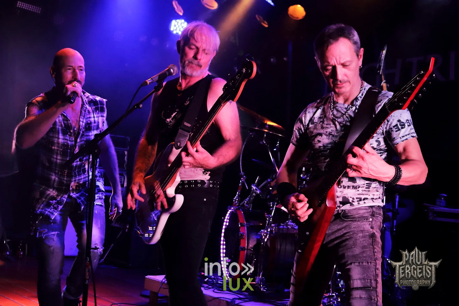 Nightride en concert au Spirit of 66 à Verviers, 2 octobre 2026 : Renaud Dechamps, David Lefrançois et Giorgio Ruscelli sur scène