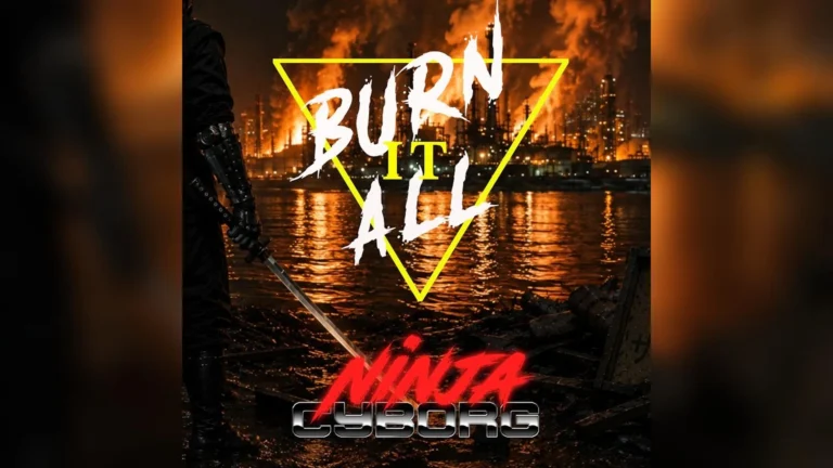 Pochette du single « Burn It All » de NinjA Cyborg