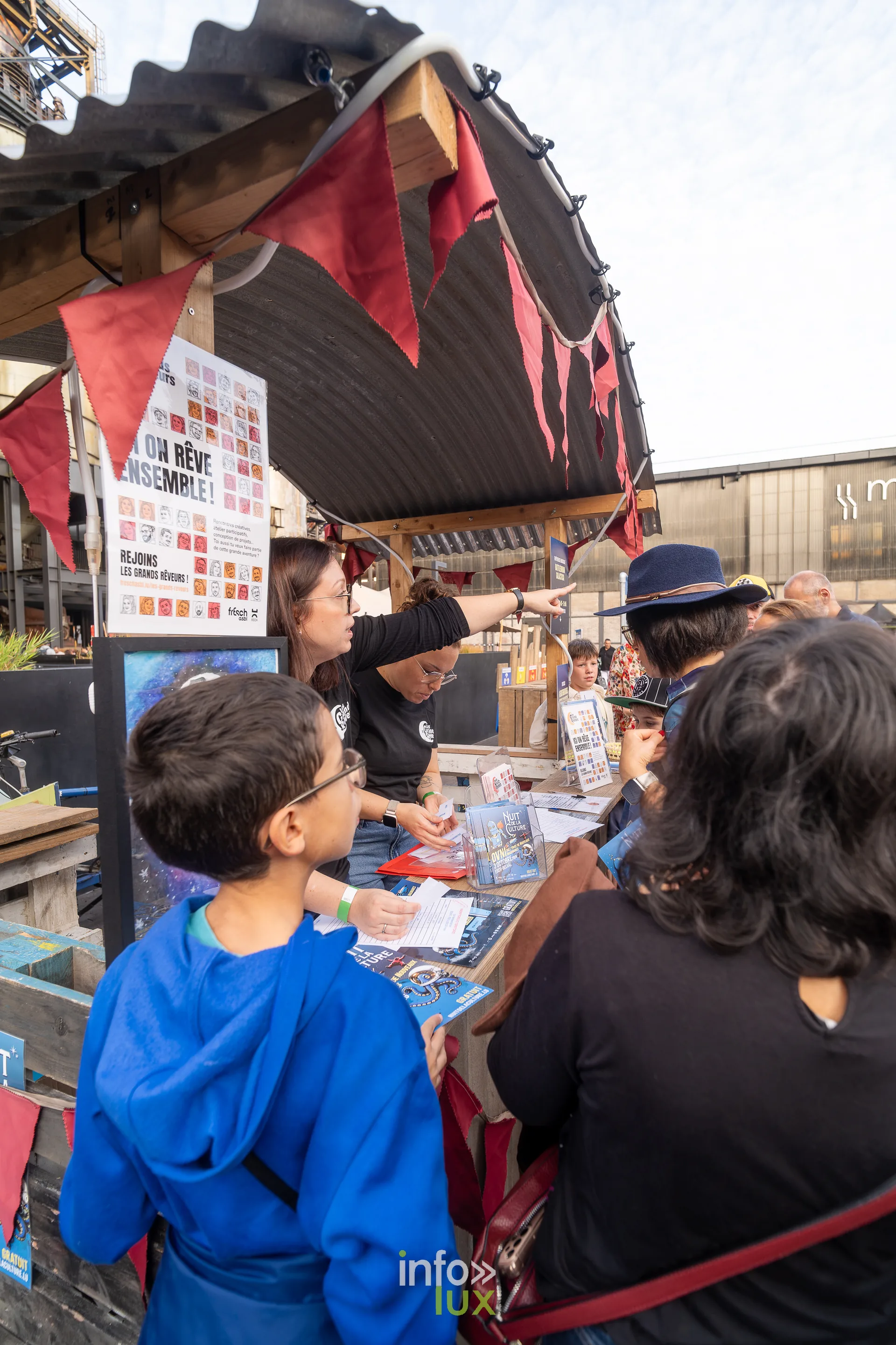 Nuit de la Culture 2026 à Esch-Belval : le stand de frEsch asbl invitant à rejoindre « les grands rêveurs »
