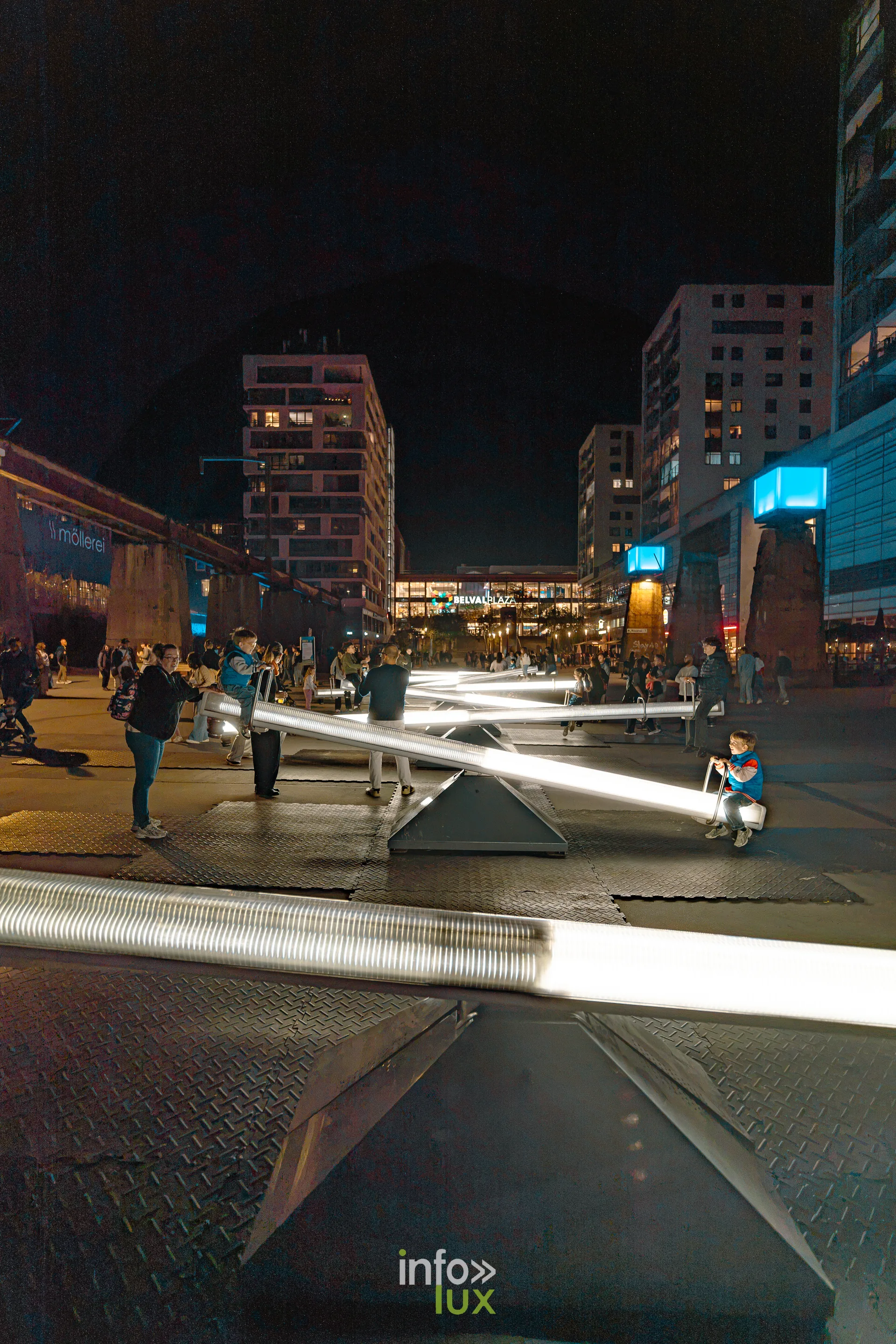 Nuit de la Culture 2026 à Esch-Belval : les bascules lumineuses de l’installation Impulsion