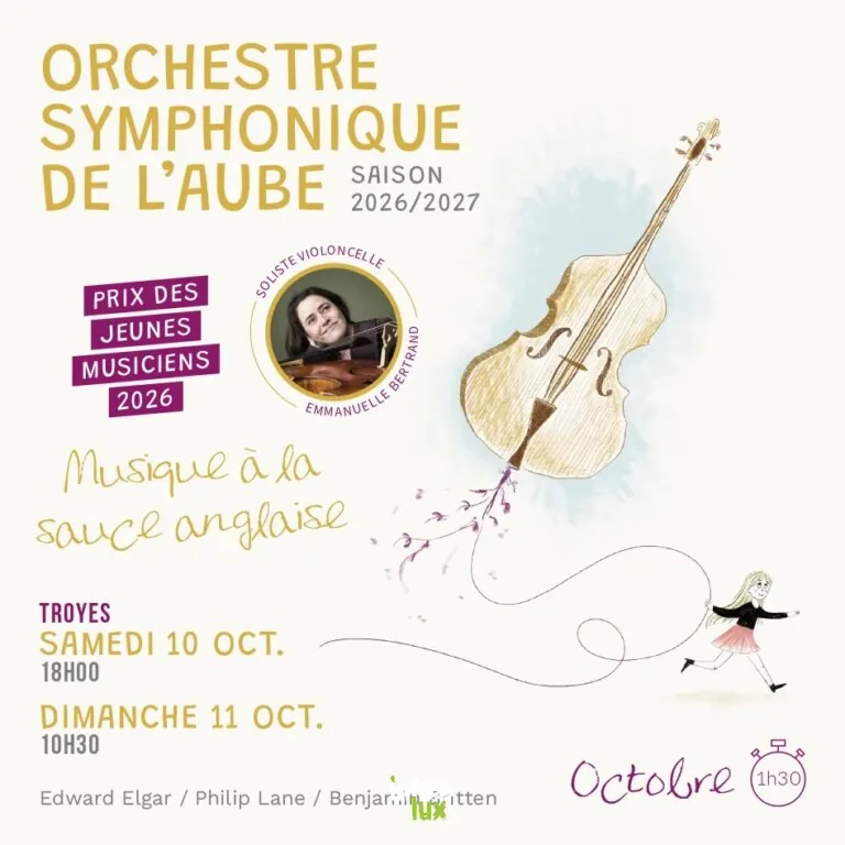 Troyes > Concert > Orchestre Symphonique de l’Aube – Musique à la sauce anglaise