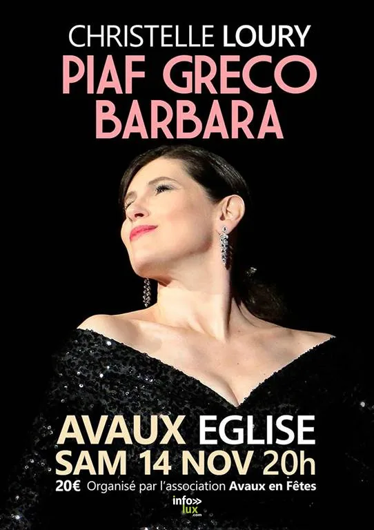 Avaux > Spectacle > Piaf, Greco et Barbara
