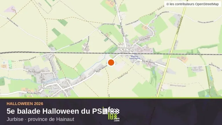 Jurbise > Balade > 5e balade Halloween du PSB 2026