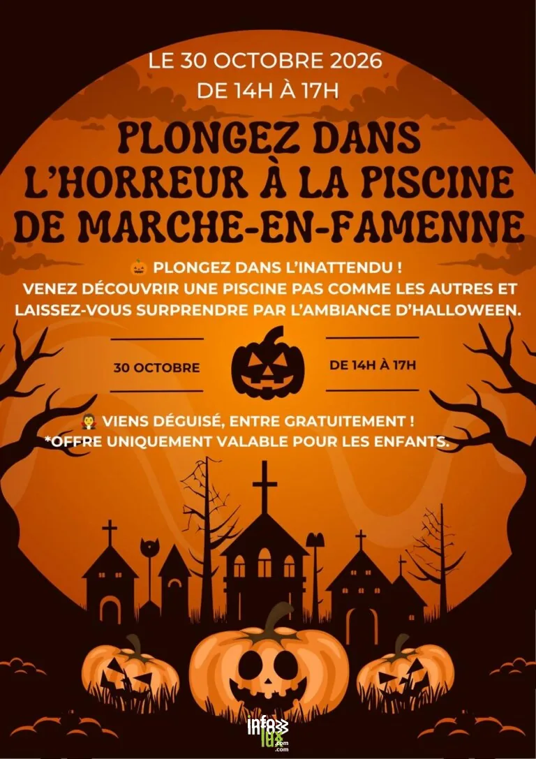 Marche-en-Famenne > Sport > « Plongez dans l’horreur » à la piscine 2026