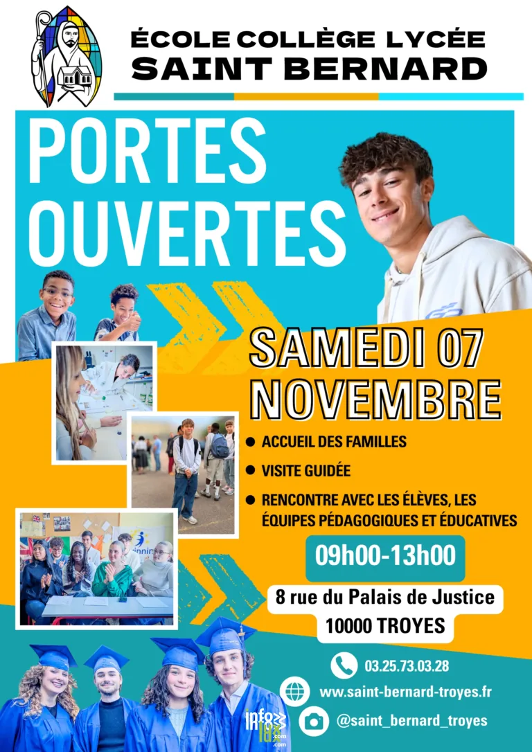 Troyes > Marché > Portes Ouvertes Ecole Collège Lycée Saint Bernard