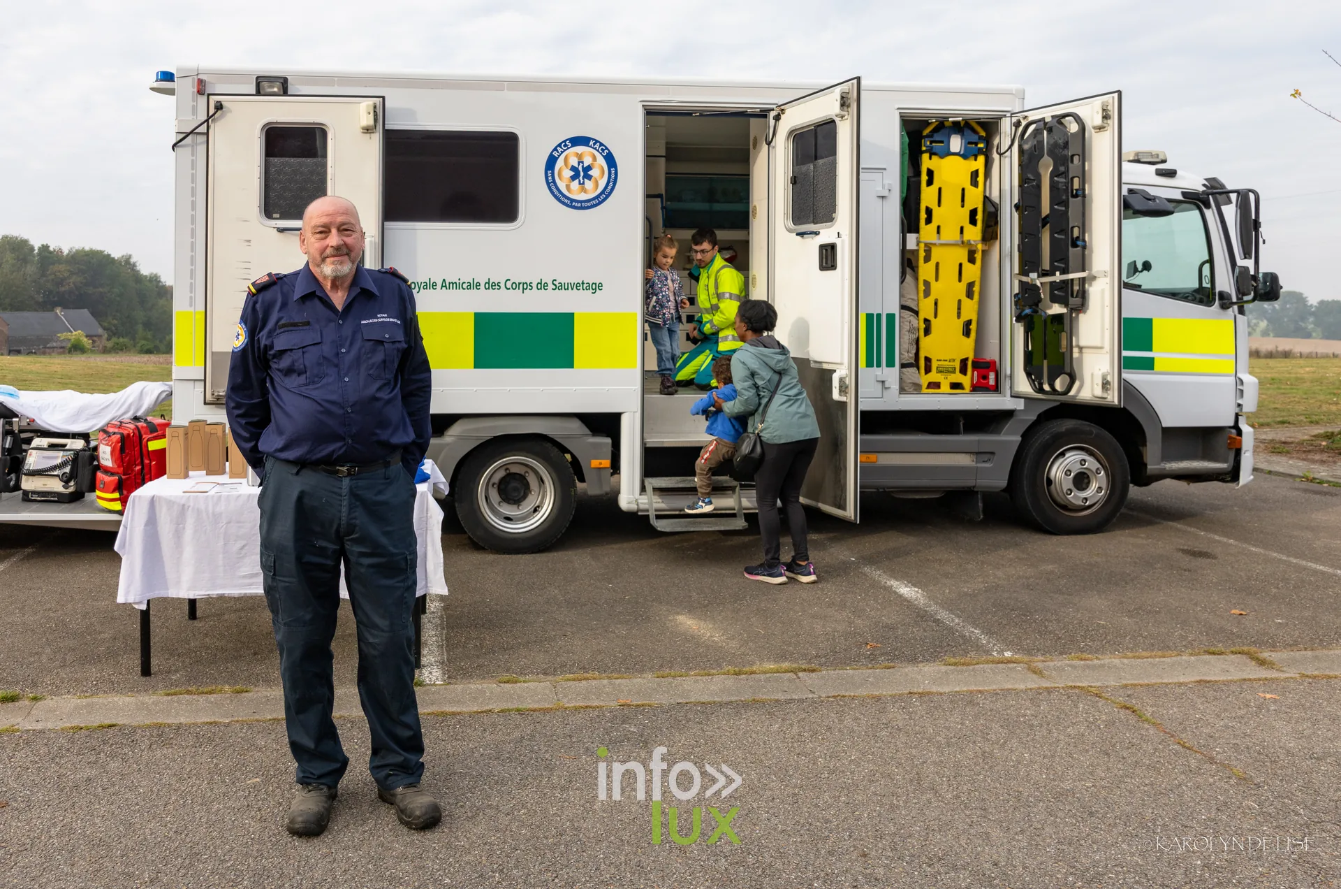 Portes ouvertes des pompiers de Nivelles, 27 septembre 2026 : Une ambulance présentée au public