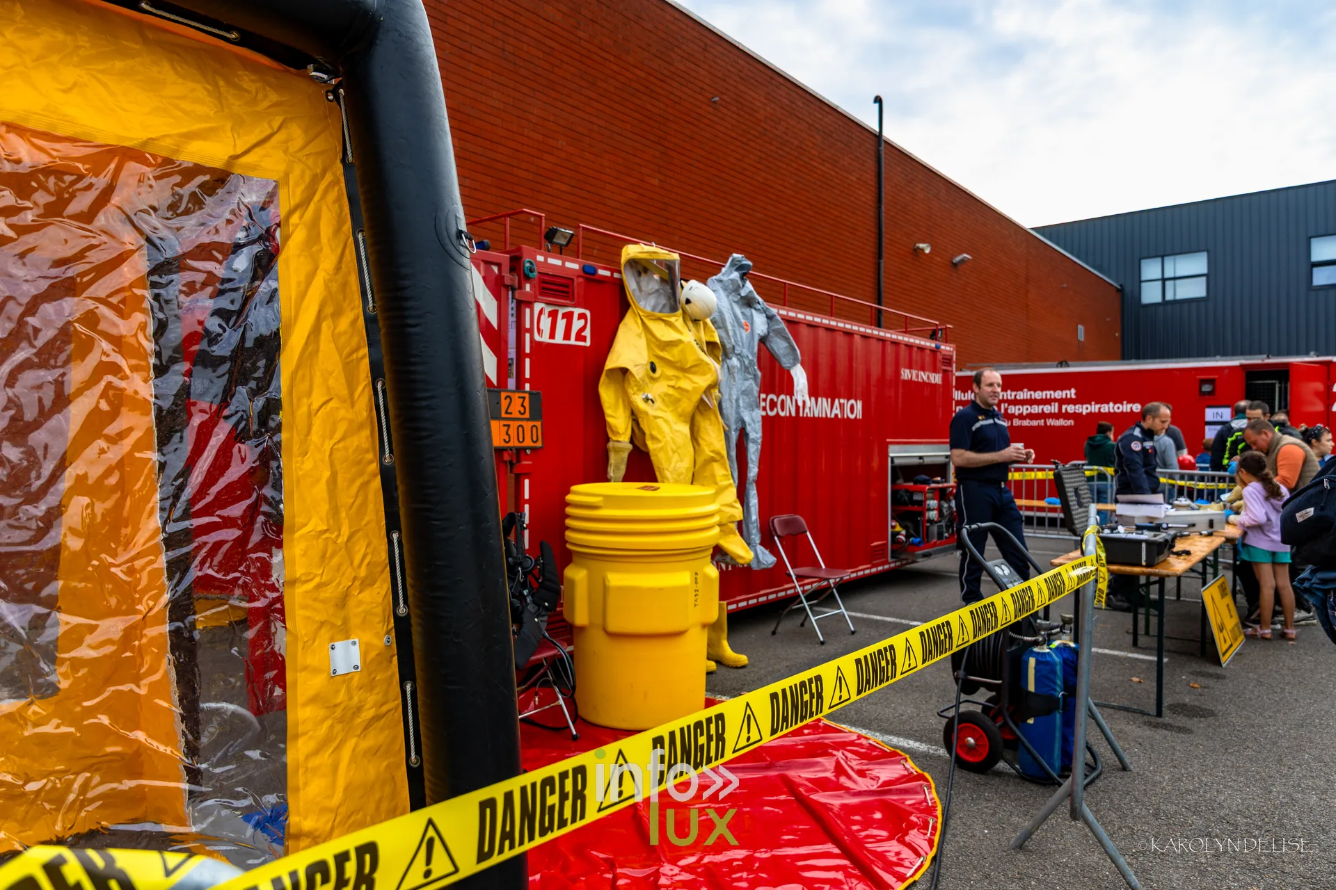 Portes ouvertes des pompiers de Nivelles, 27 septembre 2026 : Le matériel de décontamination présenté au public