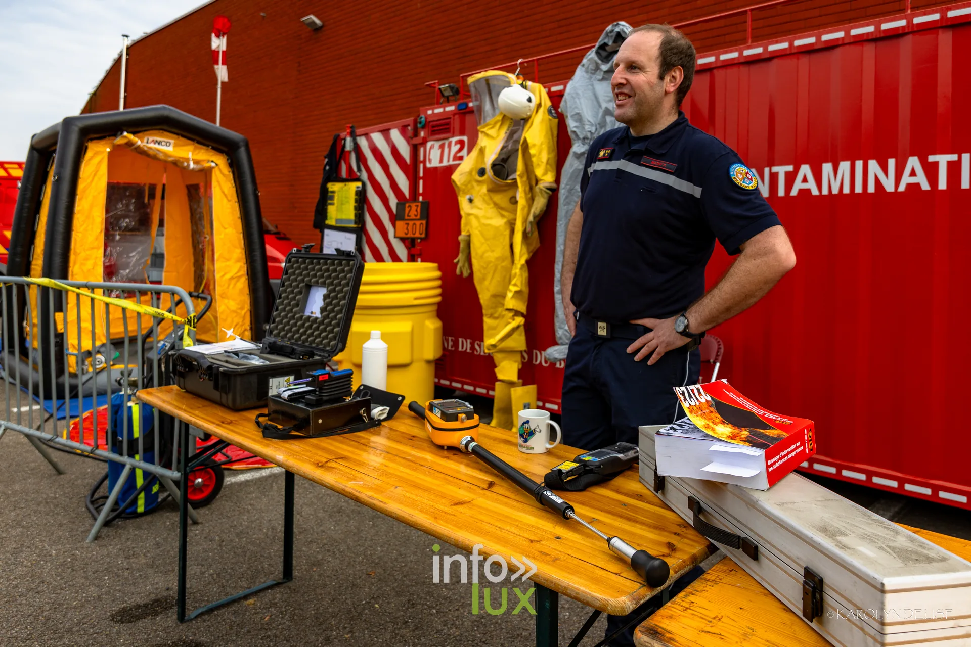 Portes ouvertes des pompiers de Nivelles, 27 septembre 2026 : Le matériel de décontamination présenté au public