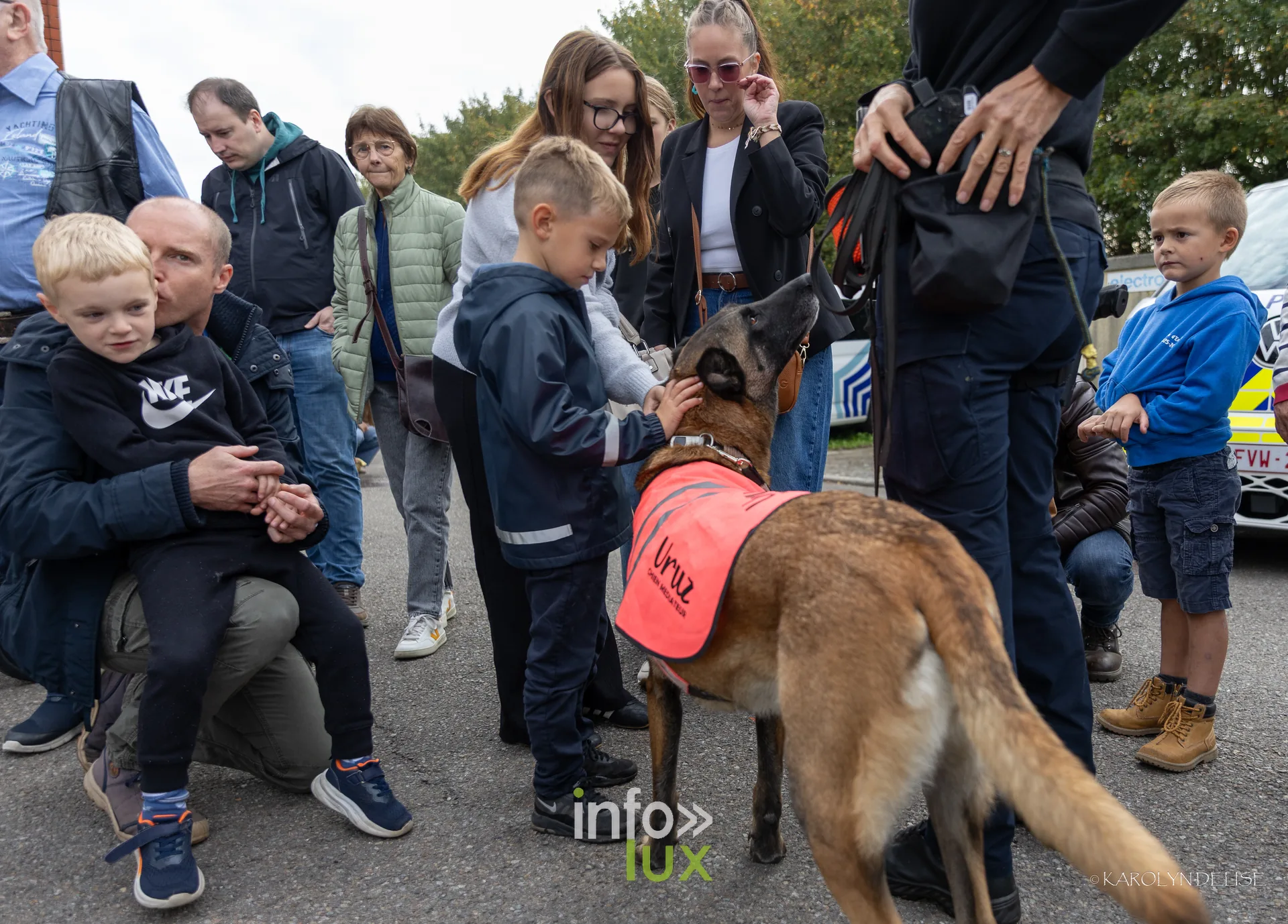 Portes ouvertes des pompiers de Nivelles, 27 septembre 2026 : Un chien de la police aux portes ouvertes