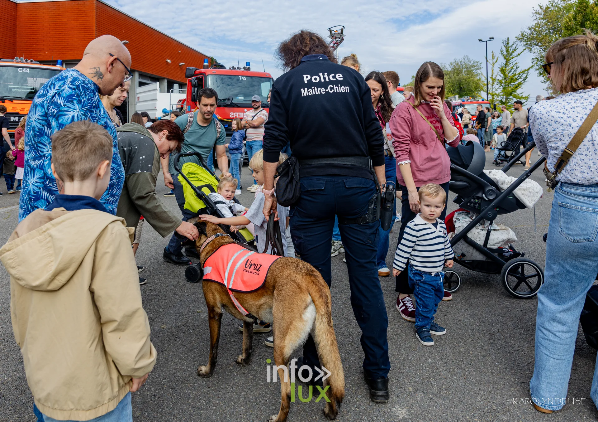 Portes ouvertes des pompiers de Nivelles, 27 septembre 2026 : Un chien de la police aux portes ouvertes
