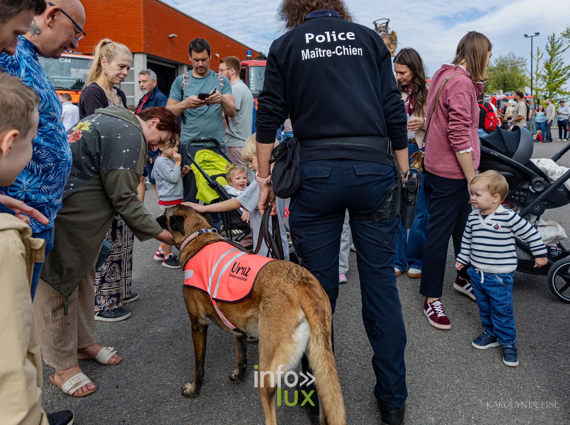 Portes ouvertes des pompiers de Nivelles, 27 septembre 2026 : Un chien de la police aux portes ouvertes