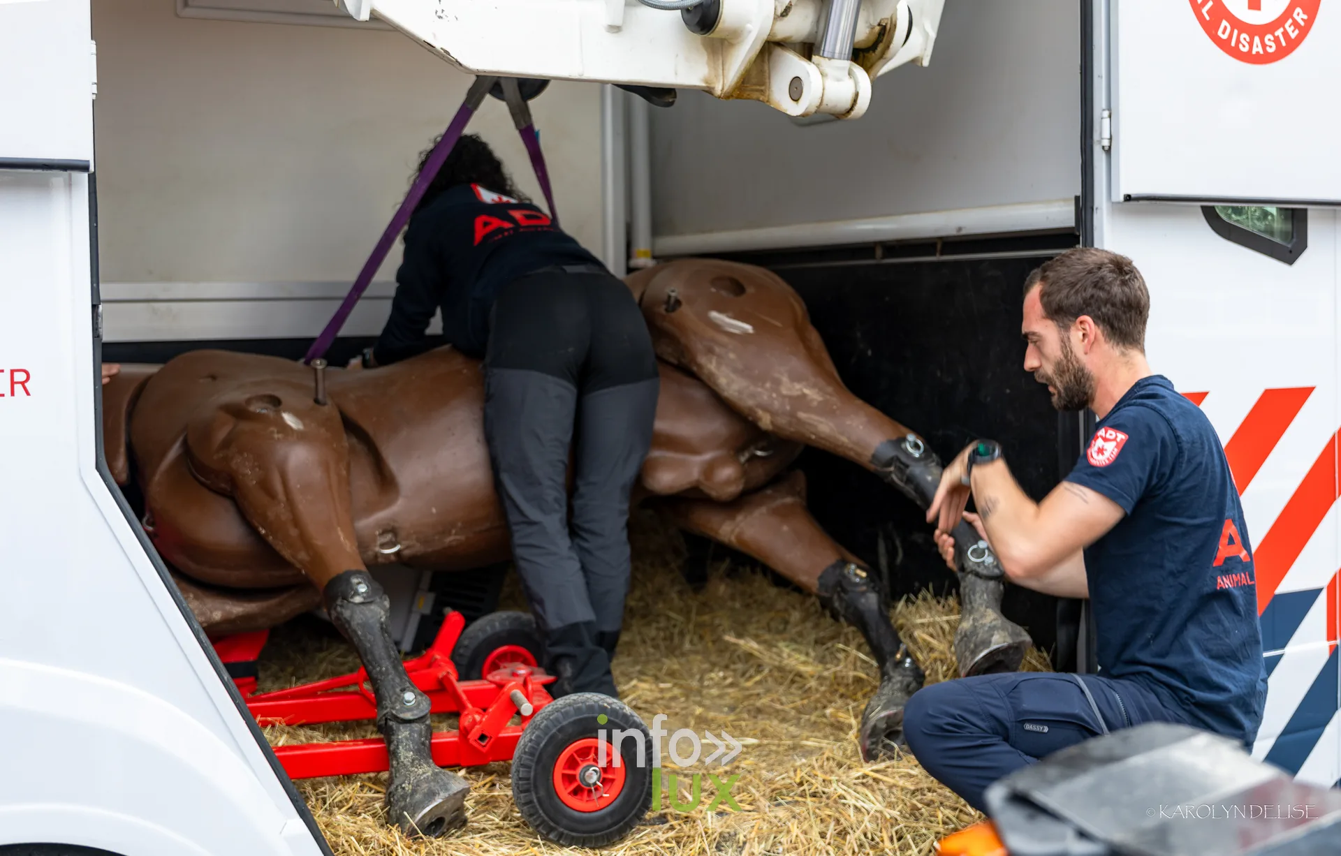 Portes ouvertes des pompiers de Nivelles, 27 septembre 2026 : Démonstration de sauvetage d’un cheval, sur mannequin