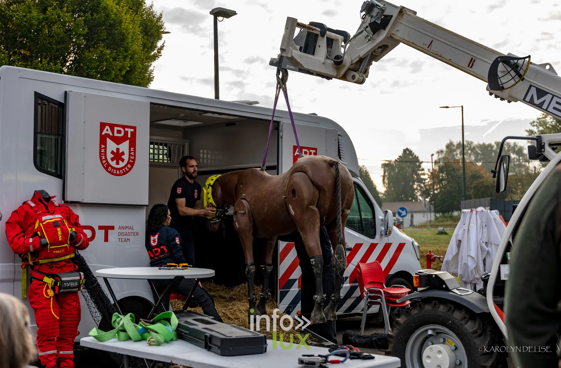 Portes ouvertes des pompiers de Nivelles, 27 septembre 2026 : Démonstration de sauvetage d’un cheval, sur mannequin
