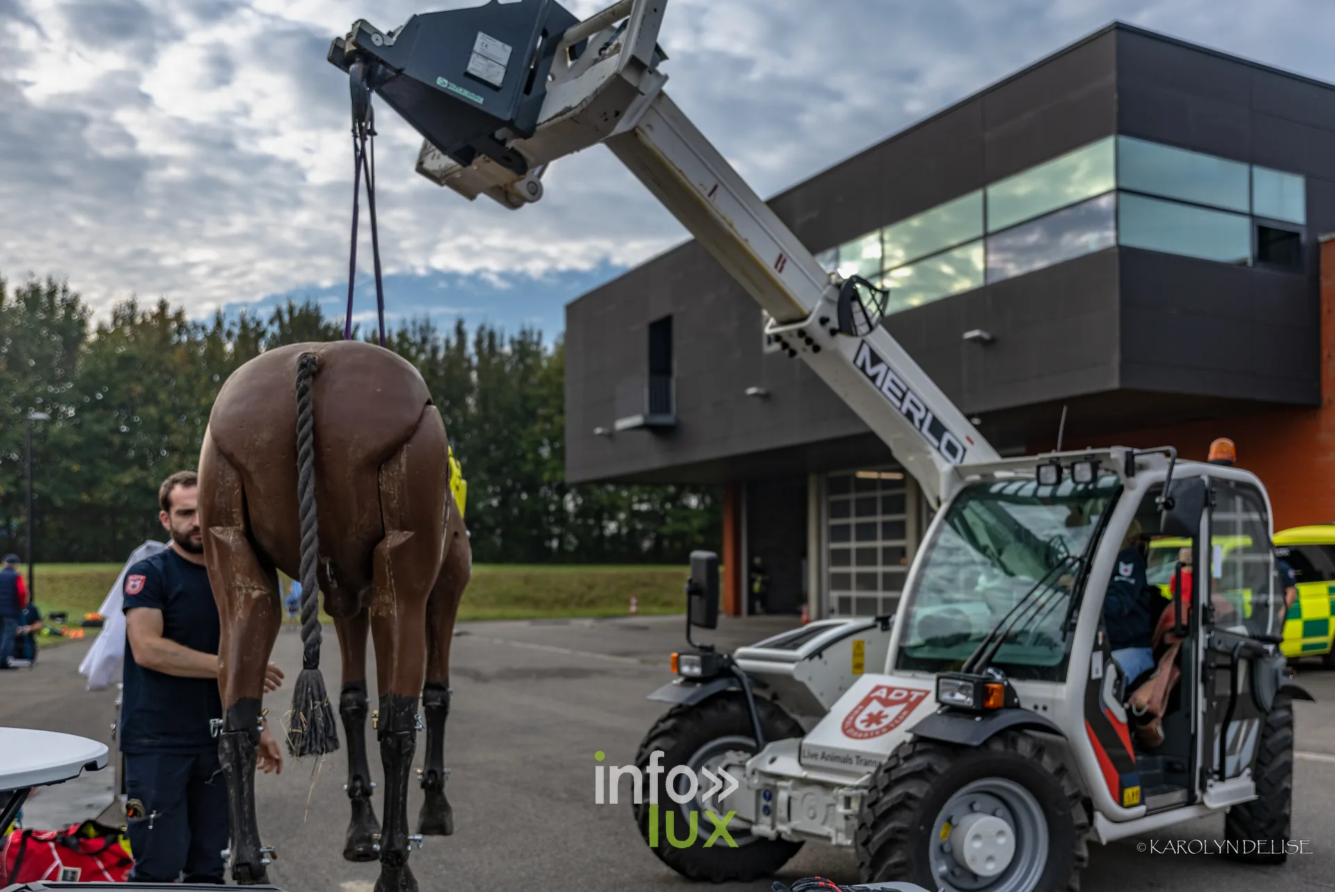 Portes ouvertes des pompiers de Nivelles, 27 septembre 2026 : Démonstration de sauvetage d’un cheval, sur mannequin
