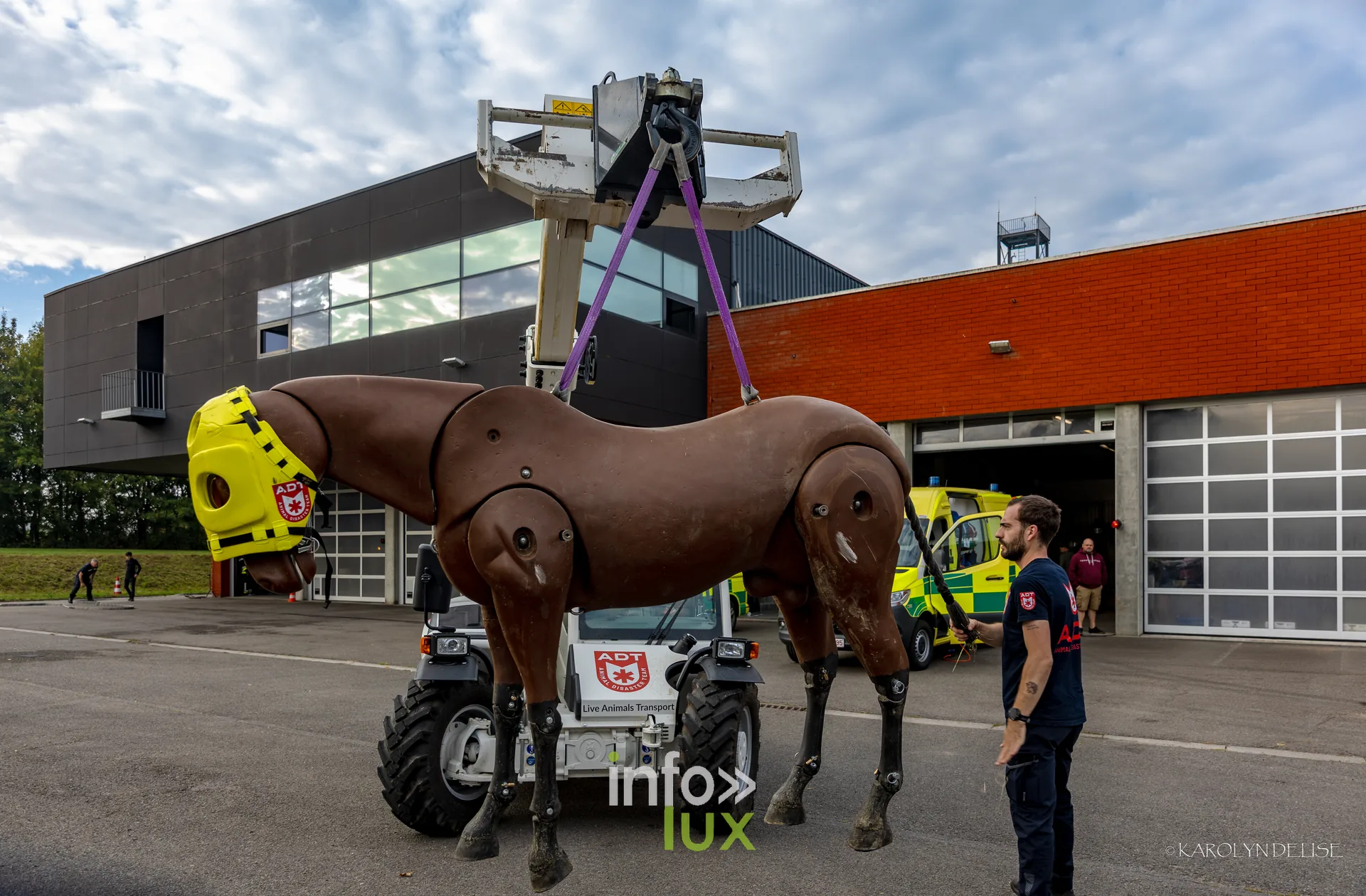 Portes ouvertes des pompiers de Nivelles, 27 septembre 2026 : Démonstration de sauvetage d’un cheval, sur mannequin
