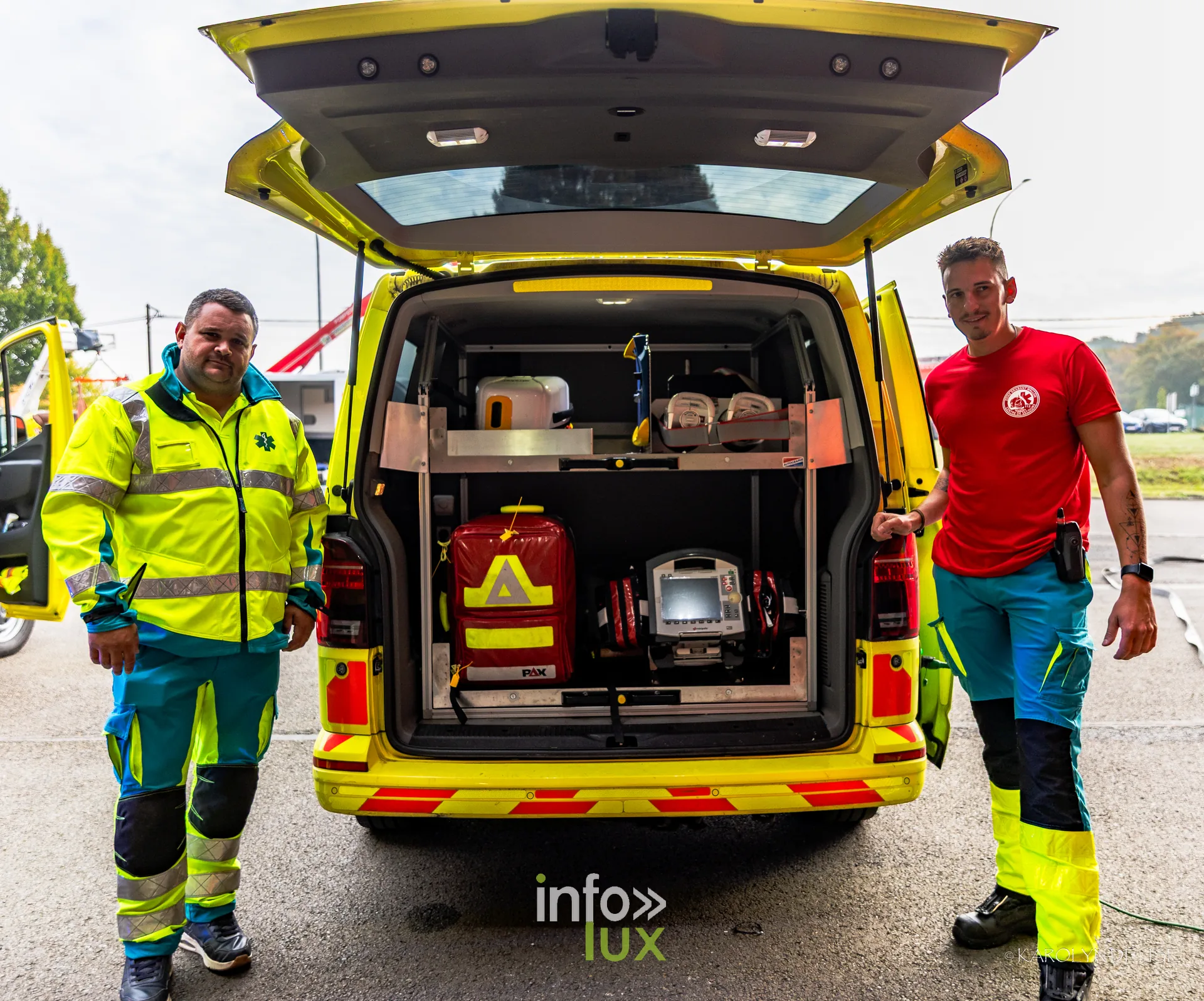 Portes ouvertes des pompiers de Nivelles, 27 septembre 2026 : Une ambulance présentée au public