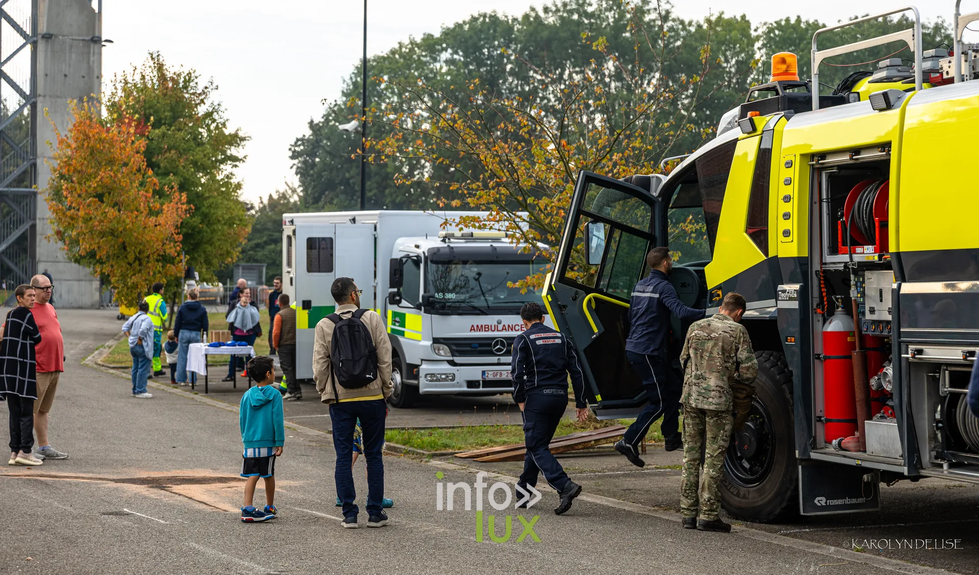 Portes ouvertes des pompiers de Nivelles, 27 septembre 2026 : Un véhicule d’intervention exposé
