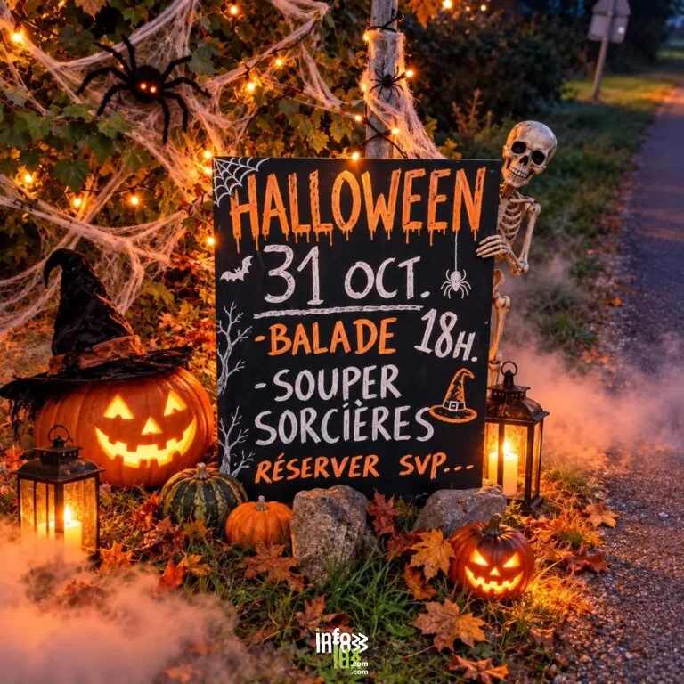 Manhay > Balade > Promenade d’Halloween et dîner des sorcières 2026