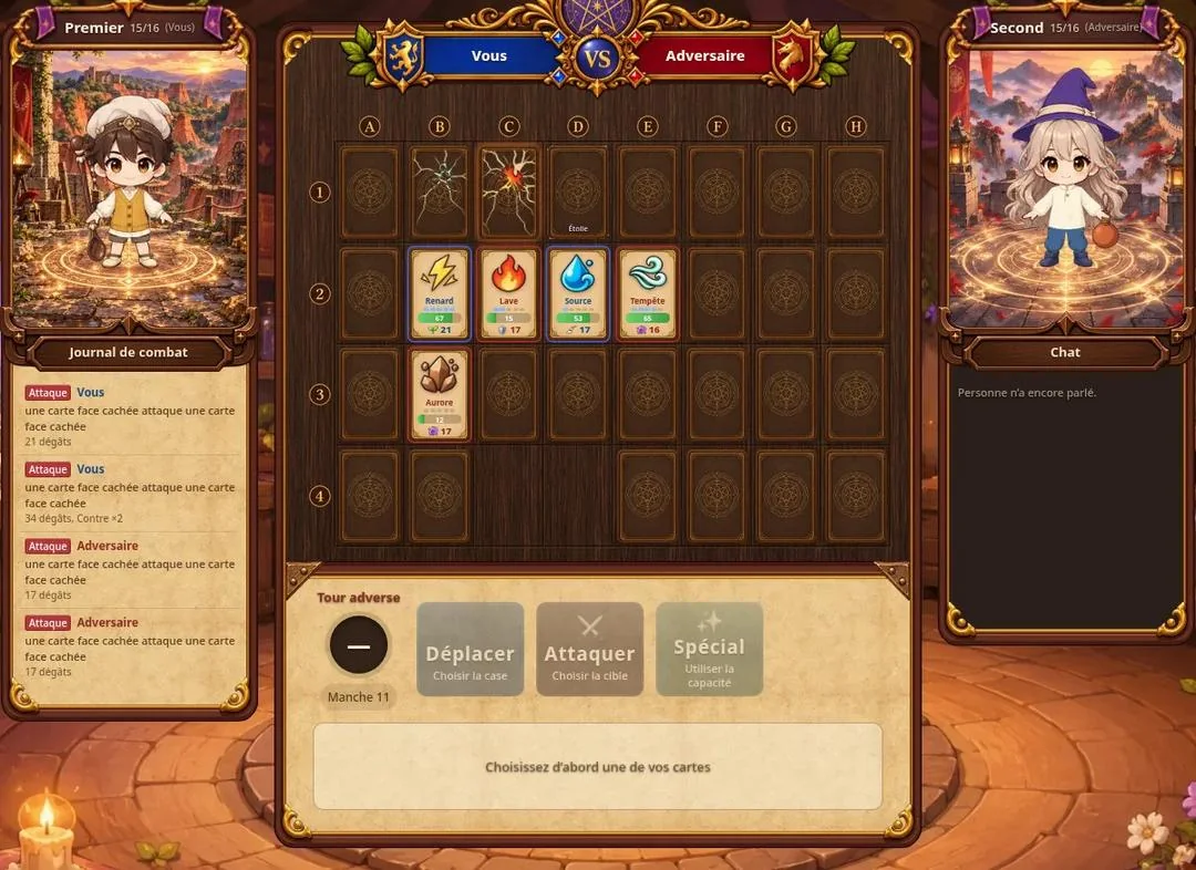 Puzzle d’Alchimie : les duels de cartes