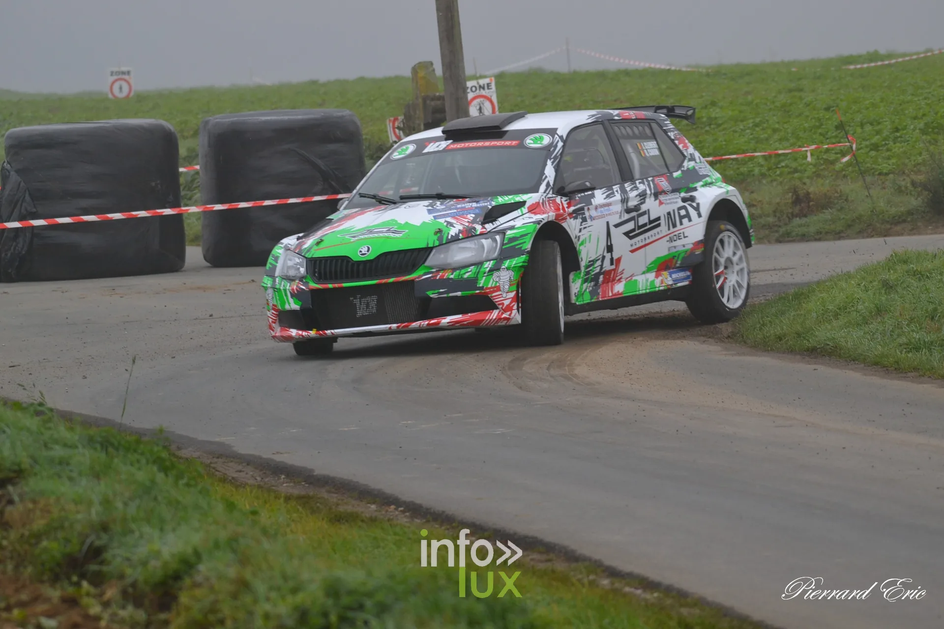 Rallye de Mettet 2026 : Jérôme Clément et Quentin Caron en Skoda Fabia R5 n°4 en spéciale