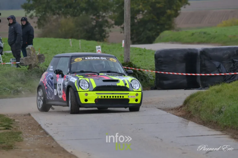 Rallye de Mettet 2026 : Kevin Cloesen et Kevin Theunissen en Mini Cooper S n°39 en spéciale
