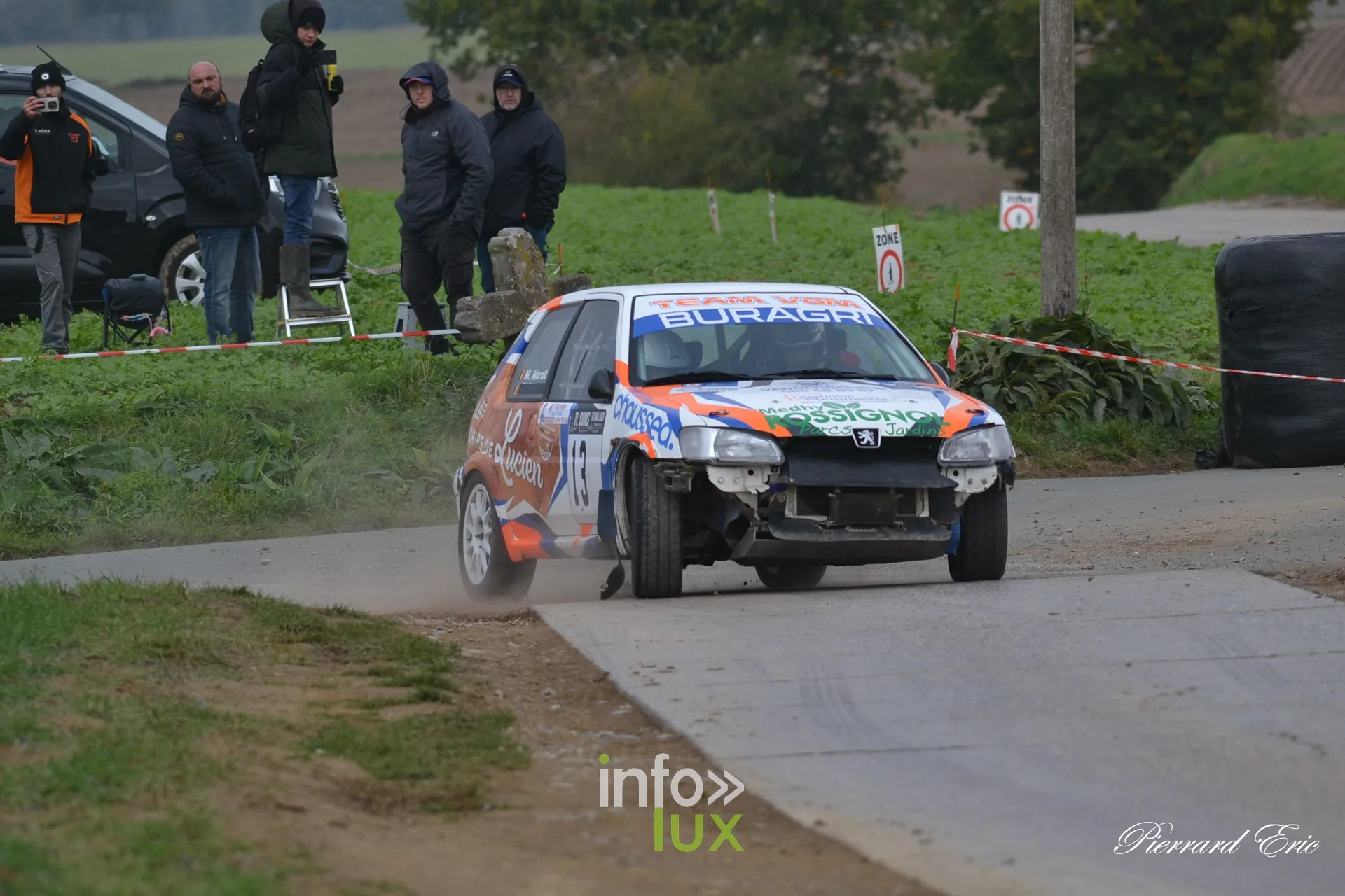 Rallye de Mettet 2026 : Cédric et Célestin Maroit en Peugeot 106 n°13 en spéciale