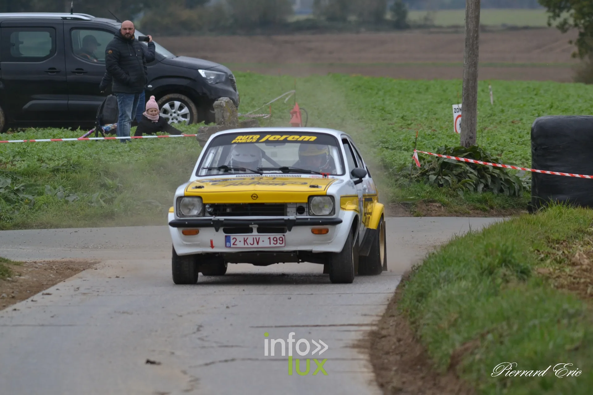Rallye de Mettet 2026 : Jérémy Doumont et Pierre Vandevorst en Opel Kadett GT/E n°256 en spéciale