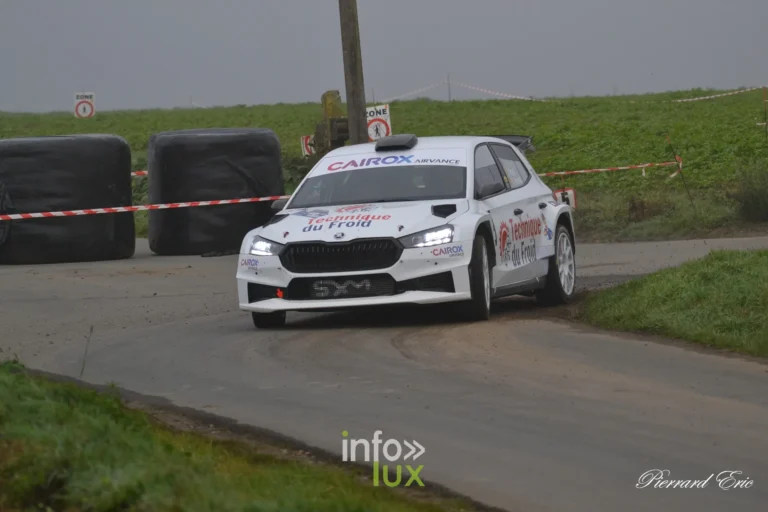 Rallye de Mettet 2026 : Loris Nuyts et David Bomblet en Skoda Fabia RS Rally2 n°3 en spéciale