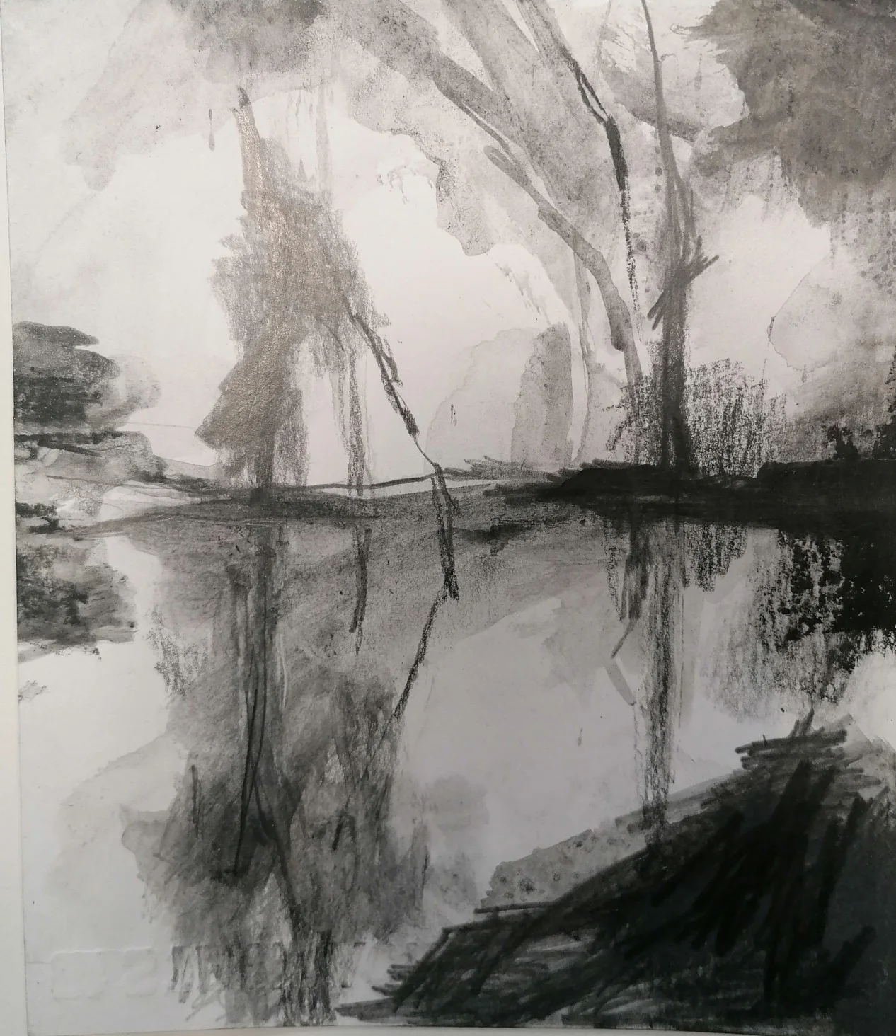 Œuvre de Marylène Daussin pour l’exposition « Réflexions » à l’Espace Beau Site d’Arlon