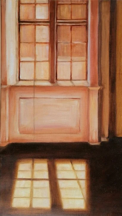 Œuvre de Mireille Gérard pour l’exposition « Réflexions » à l’Espace Beau Site d’Arlon