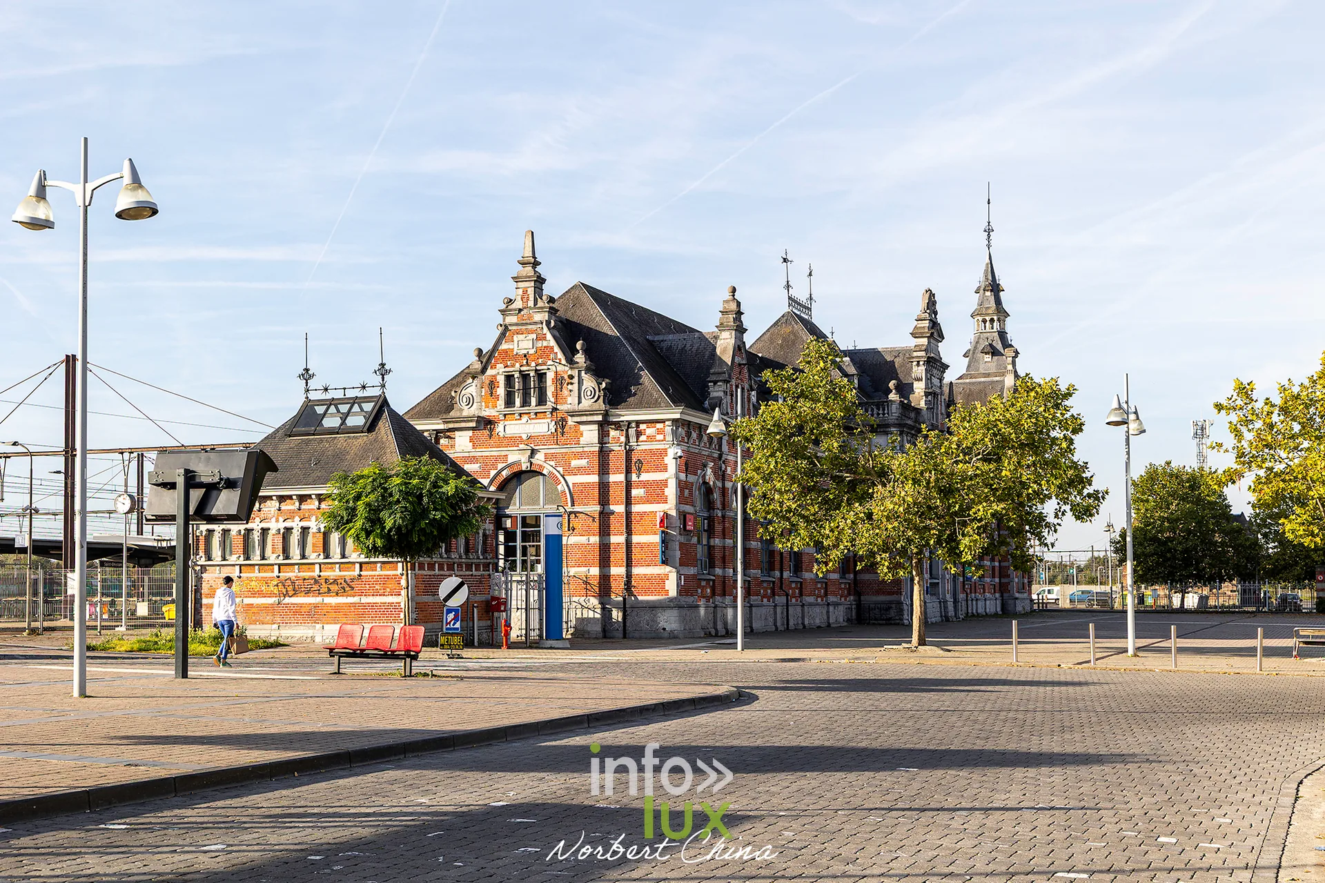 Rétrotrain, musée ferroviaire de la PFT à Saint-Ghislain, 3 octobre 2026 : la façade de la gare de Saint-Ghislain (photo Norbert China)