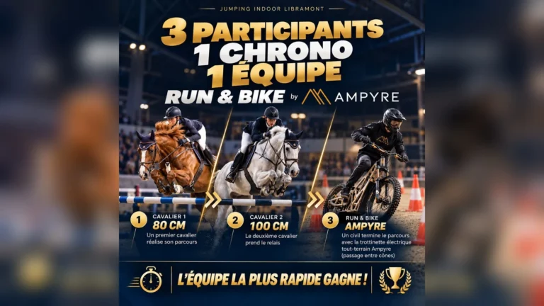 Libramont-Chevigny > Sport > Run & Bike by Ampyre au Jumping Indoor Libramont