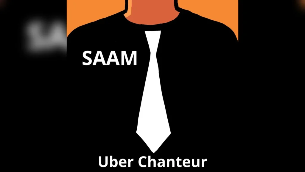 Pochette du single « Uber Chanteur » de Saam