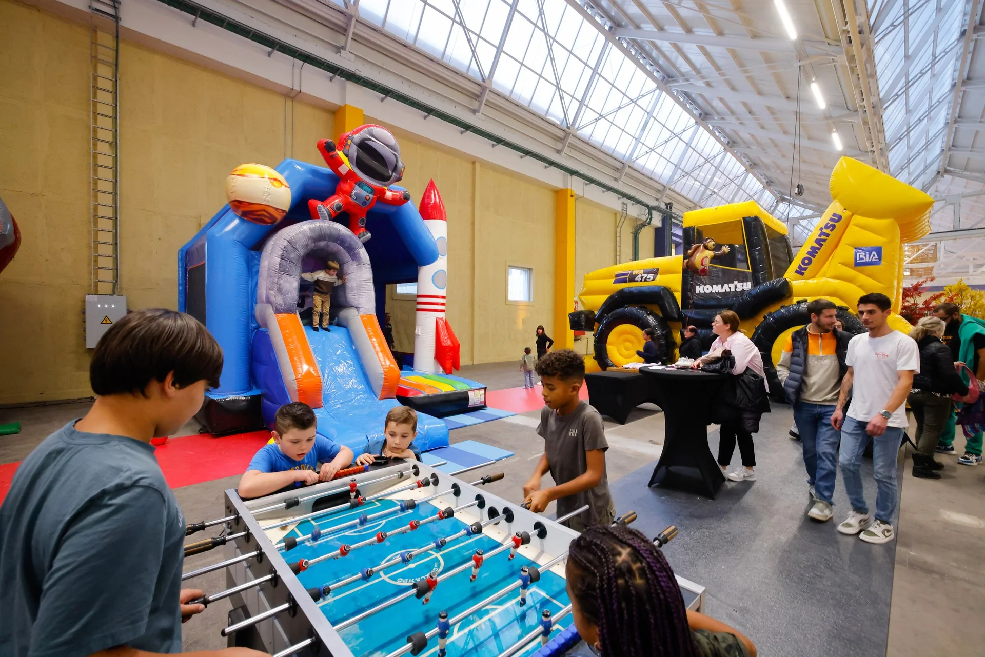 Espace de jeux pour enfants au Salon des Arts Ménagers de Charleroi