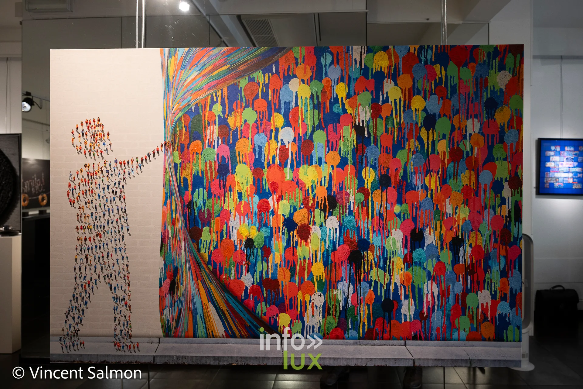 Salon Découvertes, Galerie Liehrmann, Liège, 2026 : Œuvre de Didier de Radiguès (photo Vincent Salmon)