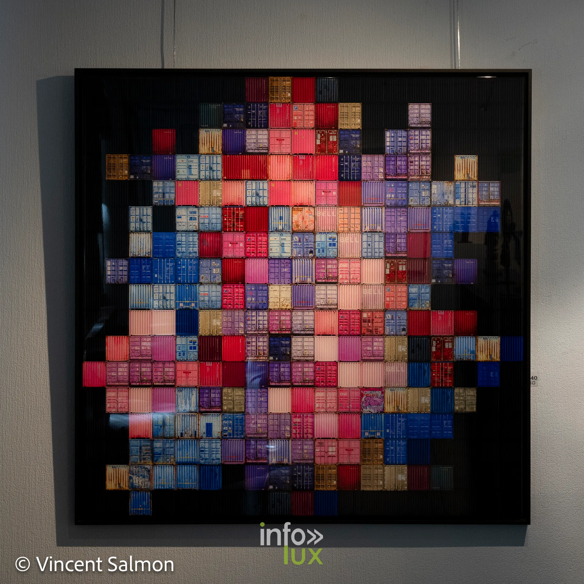 Salon Découvertes, Galerie Liehrmann, Liège, 2026 : Œuvre photographique de Didier Engels (photo Vincent Salmon)