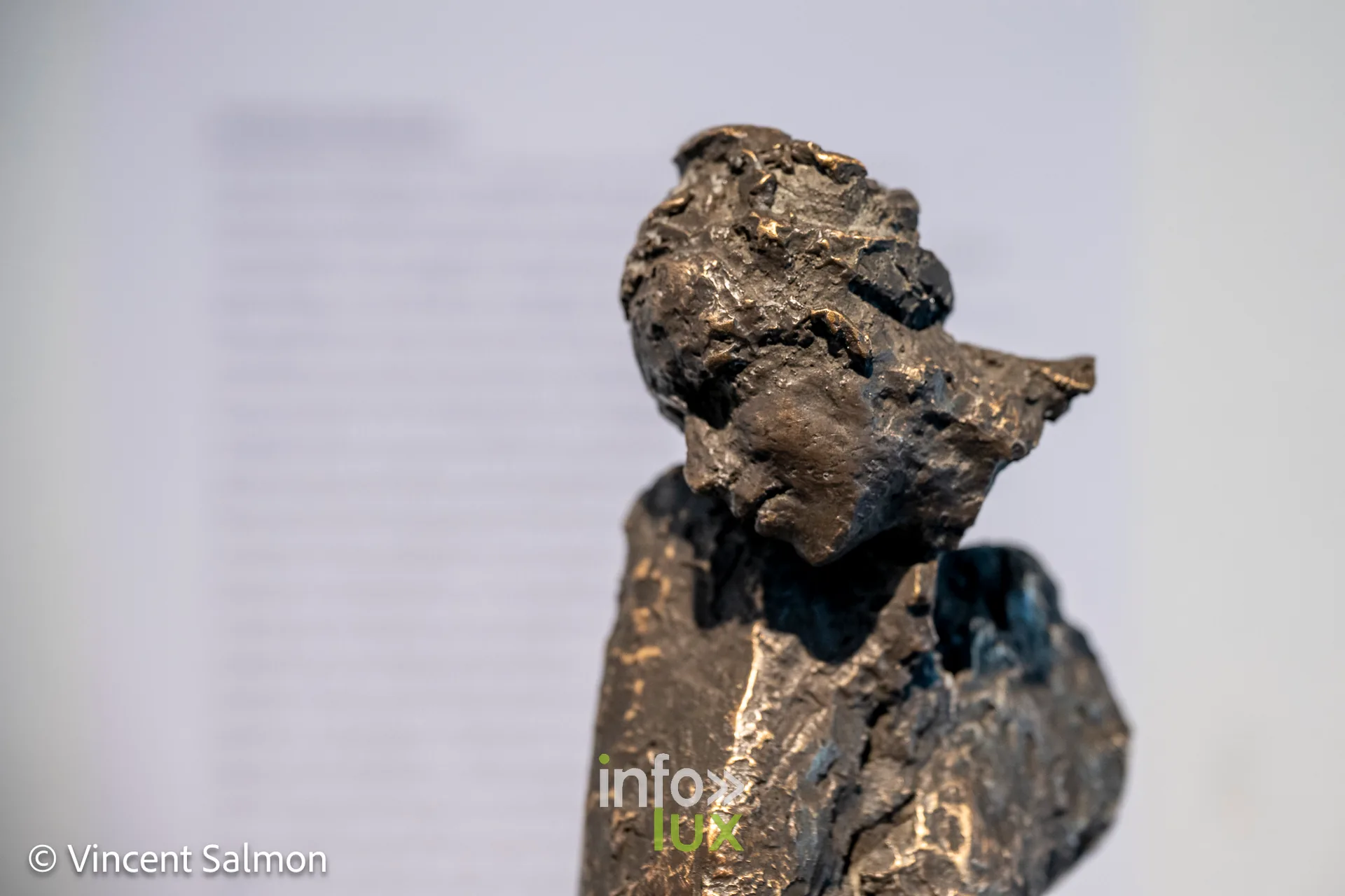 Salon Découvertes, Galerie Liehrmann, Liège, 2026 : Sculpture de Sandrine Bouleau (photo Vincent Salmon)