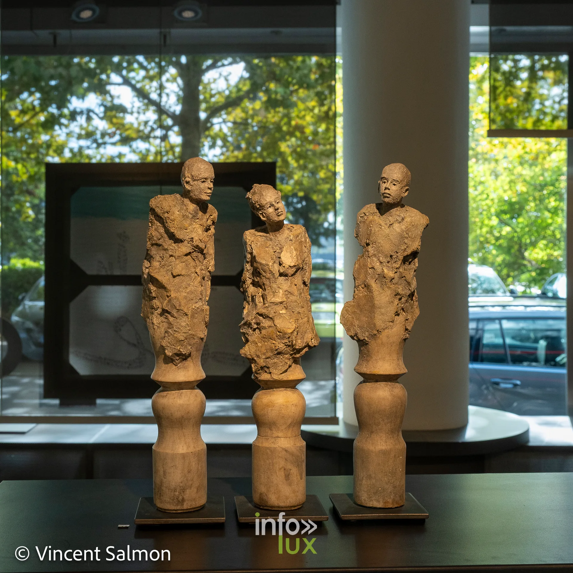 Salon Découvertes, Galerie Liehrmann, Liège, 2026 : Sculpture de Sandrine Bouleau (photo Vincent Salmon)