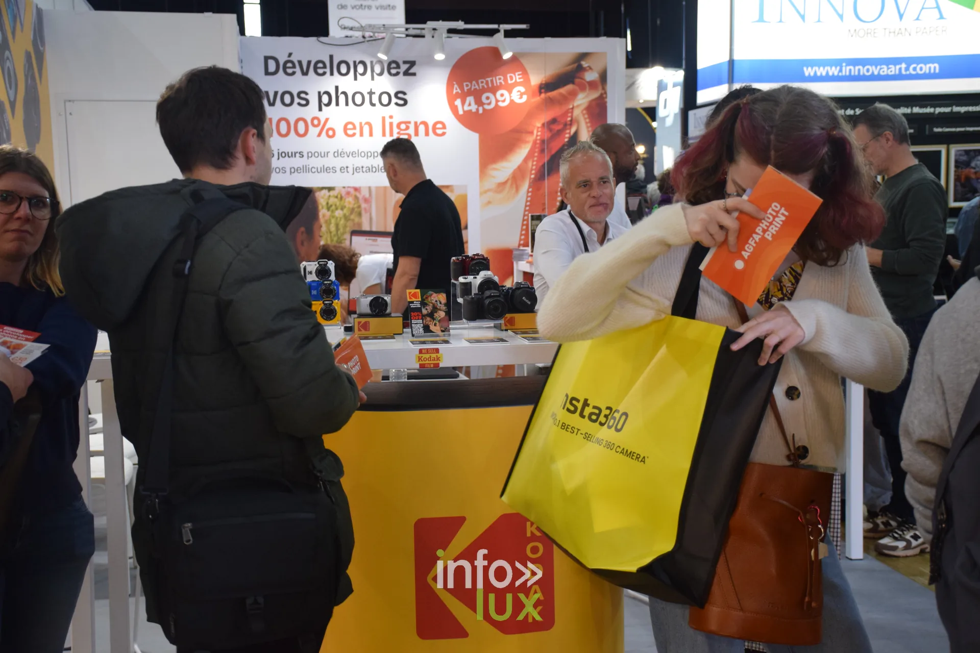 Salon Photo & Vidéo 2026, Grande Halle de la Villette, Paris : Le stand Kodak