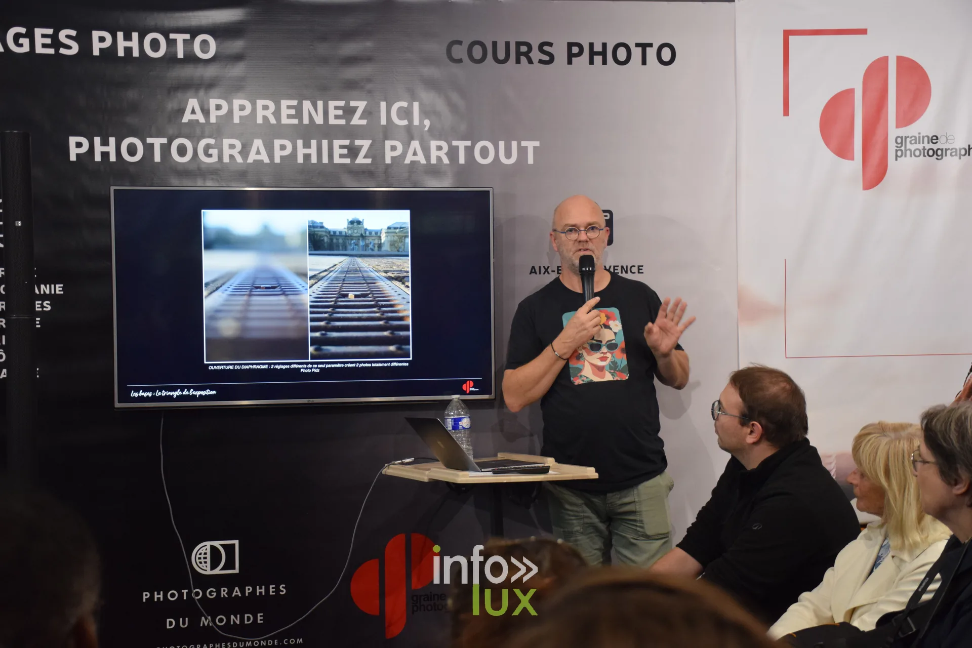 Salon Photo & Vidéo 2026, Grande Halle de la Villette, Paris : Un cours photo sur un stand du salon