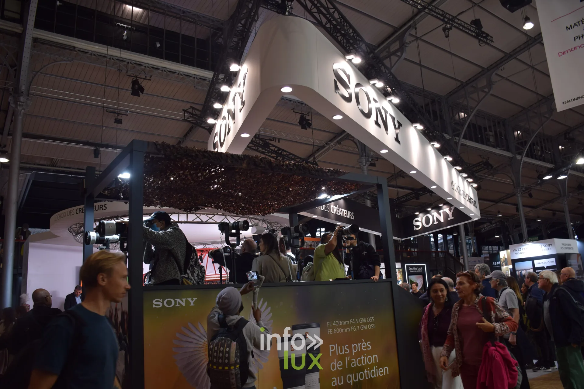Salon Photo & Vidéo 2026, Grande Halle de la Villette, Paris : Le stand Sony