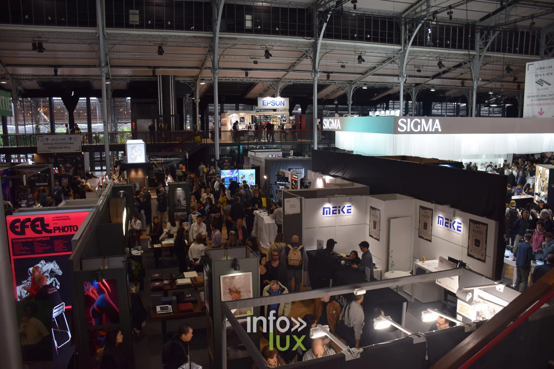 Salon Photo & Vidéo 2026, Grande Halle de la Villette, Paris : Vue d’ensemble des allées du salon